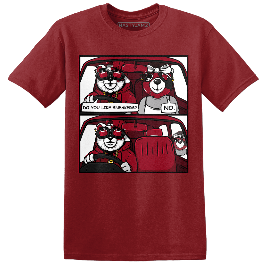 Retro Red Taxi 12s T Shirt Match Bye Her - NastyJamz