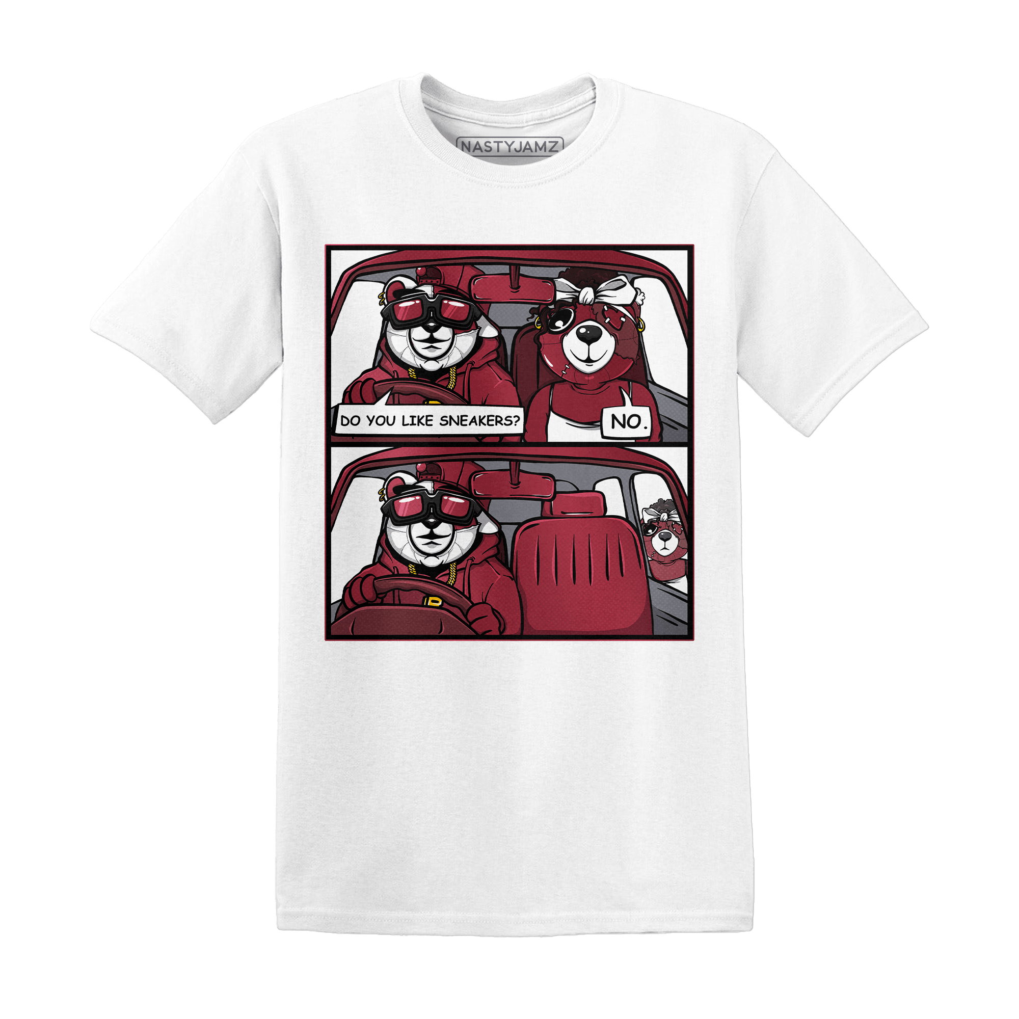 High 85 Metallic Burgundy 1s T Shirt Match Bye Her - NastyJamz