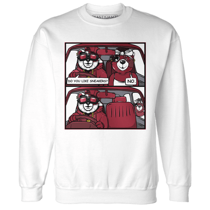 High 85 Metallic Burgundy 1s Sweatshirt Match Bye Her - NastyJamz