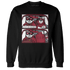 High 85 Metallic Burgundy 1s Sweatshirt Match Bye Her - NastyJamz