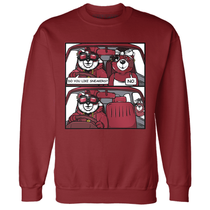 High 85 Metallic Burgundy 1s Sweatshirt Match Bye Her - NastyJamz