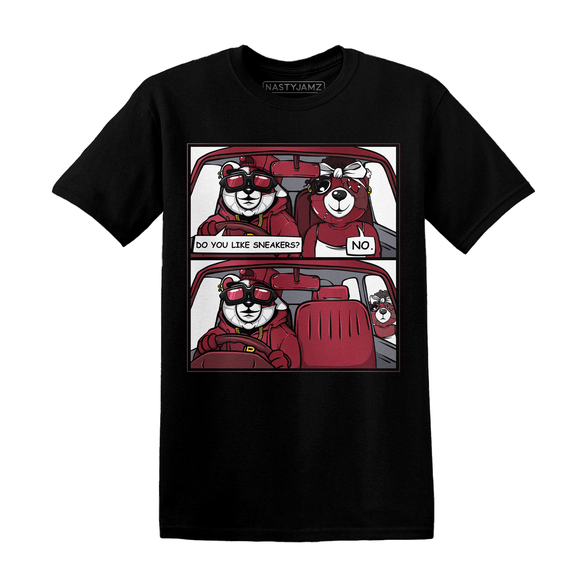 High 85 Metallic Burgundy 1s T Shirt Match Bye Her - NastyJamz