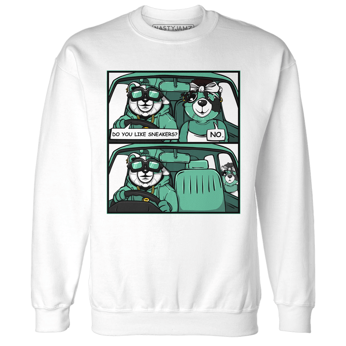 High OG Green Glow 1s Sweatshirt Match Bye Her - NastyJamz