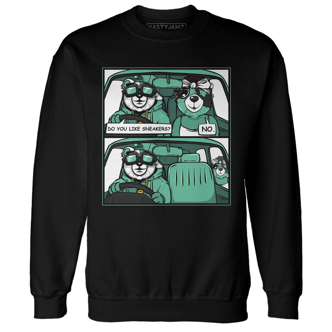 High OG Green Glow 1s Sweatshirt Match Bye Her - NastyJamz