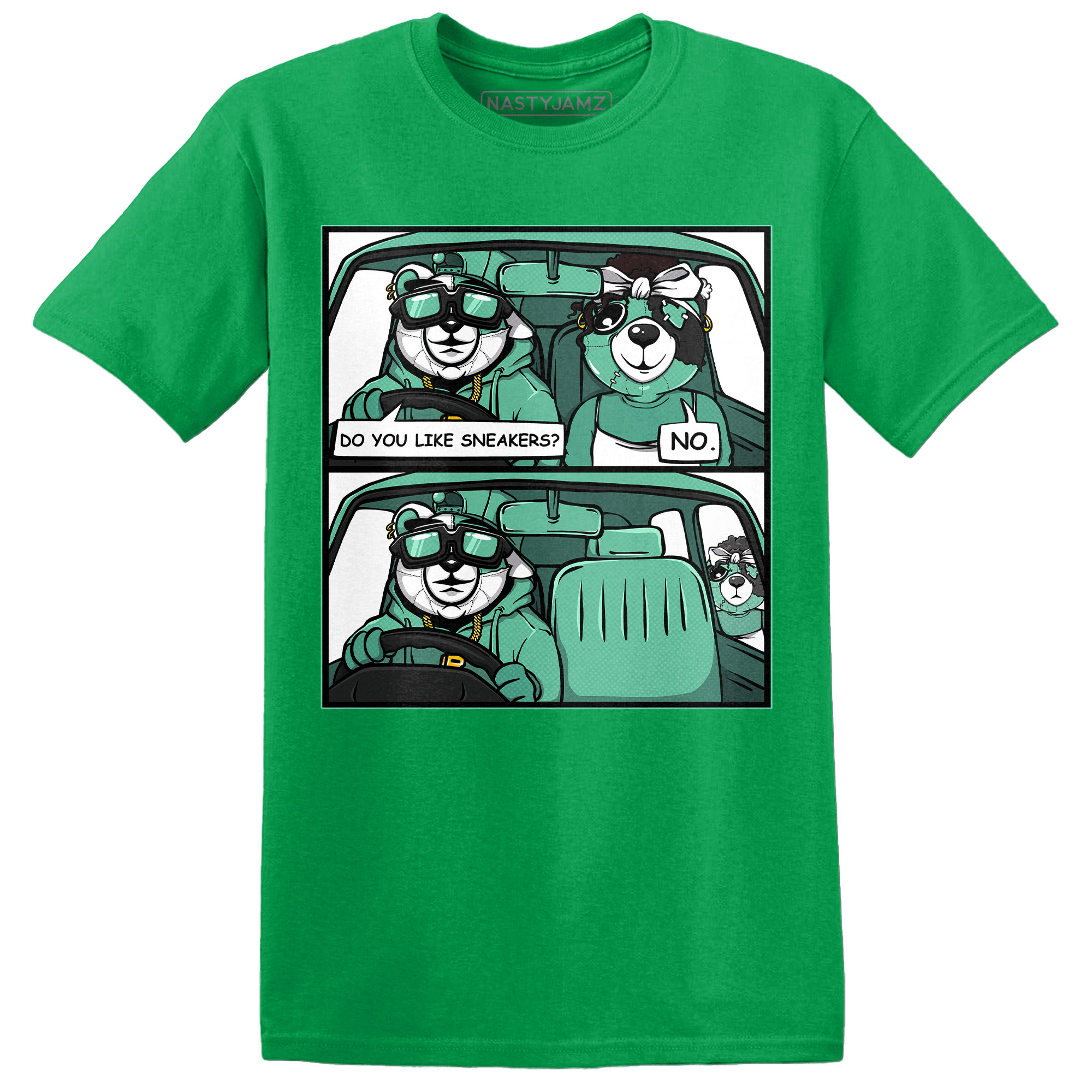 High OG Green Glow 1s T Shirt Match Bye Her - NastyJamz