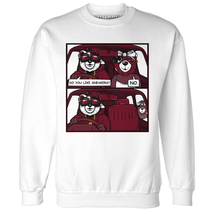 High White Team Red 1s Sweatshirt Match Bye Her - NastyJamz