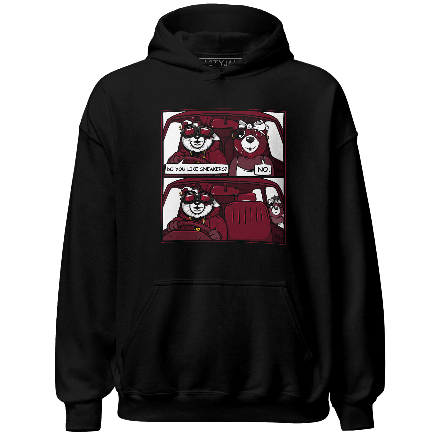 High White Team Red 1s Hoodie Match Bye Her - NastyJamz