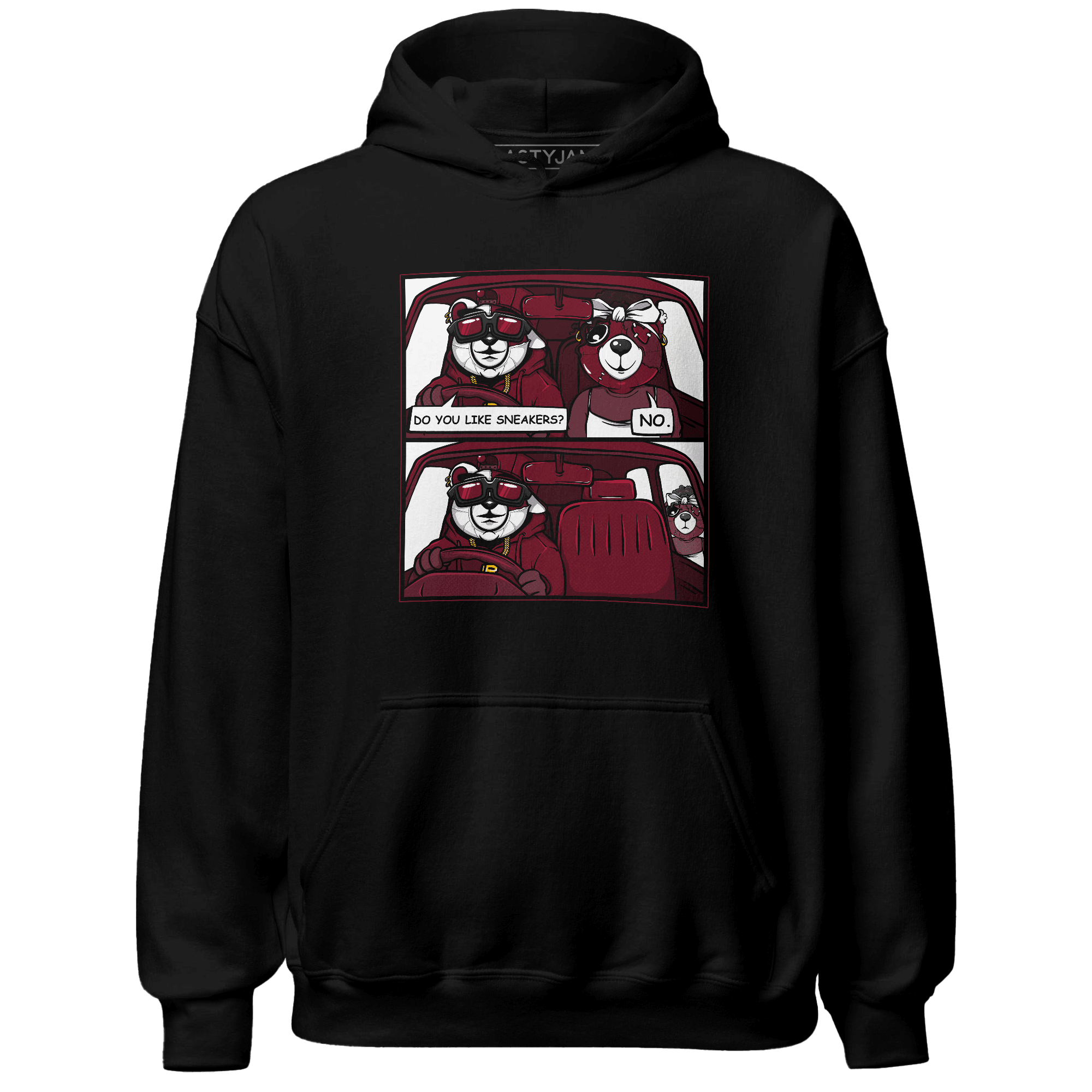 High White Team Red 1s Hoodie Match Bye Her - NastyJamz