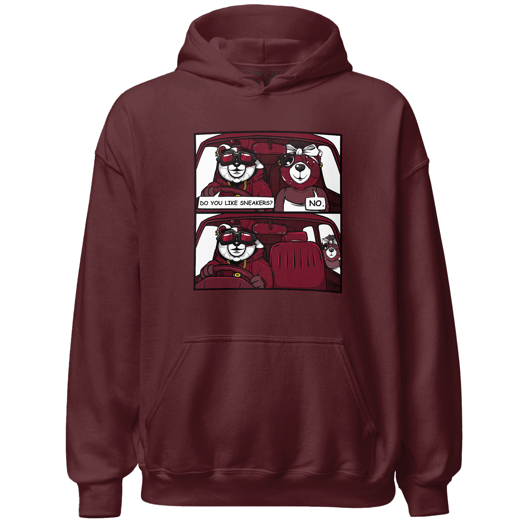 High White Team Red 1s Hoodie Match Bye Her - NastyJamz
