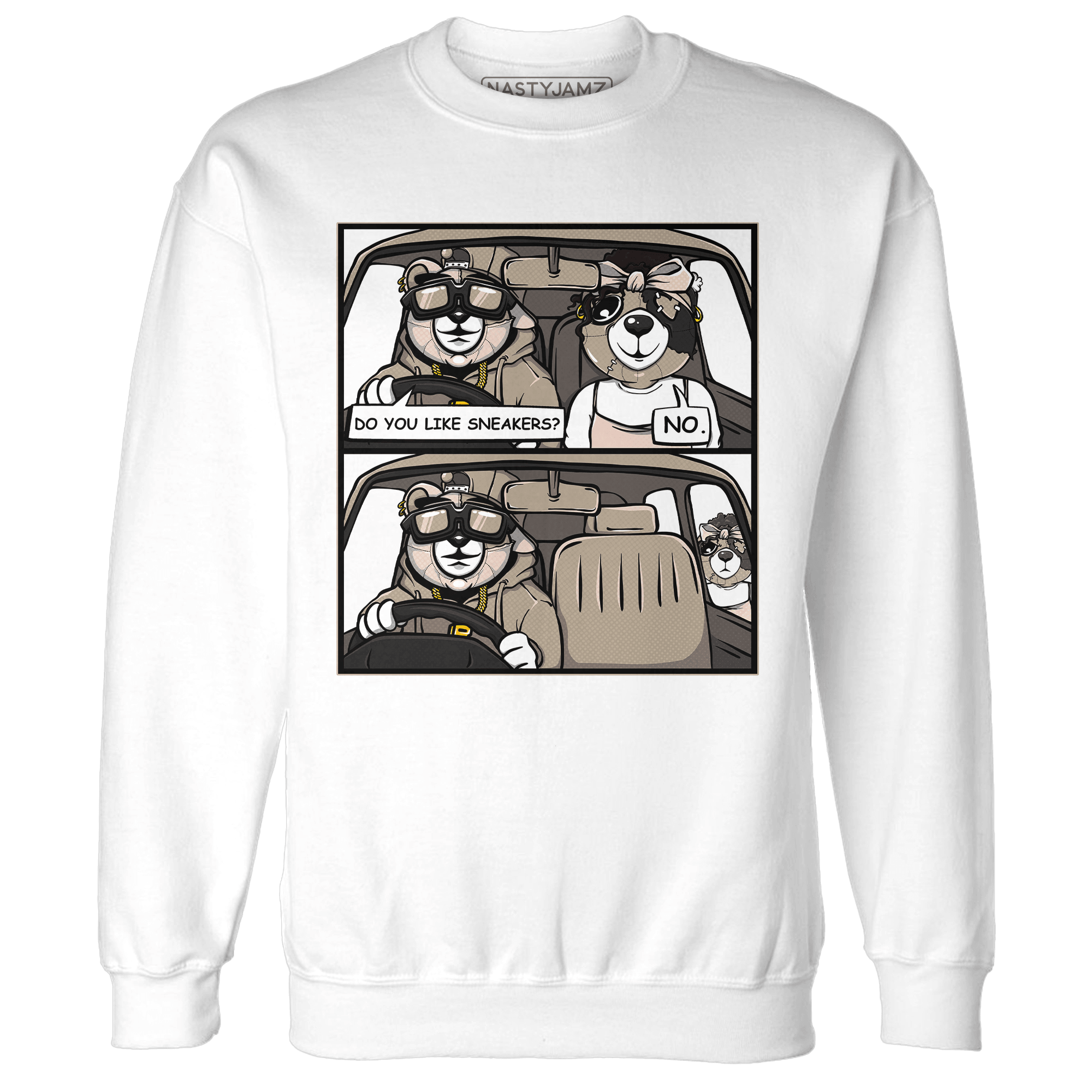 Latte 1s Sweatshirt Match Bye Her - NastyJamz