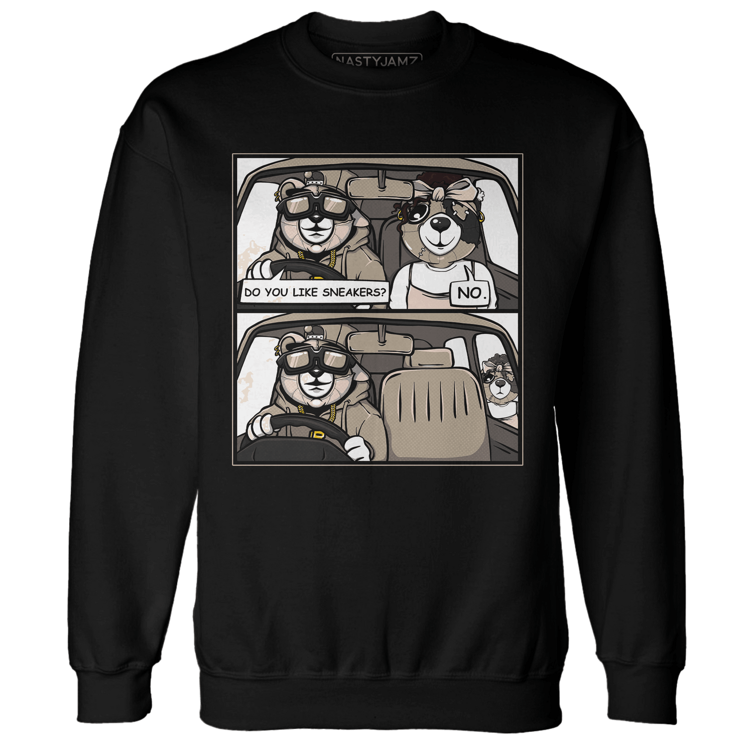 Latte 1s Sweatshirt Match Bye Her - NastyJamz