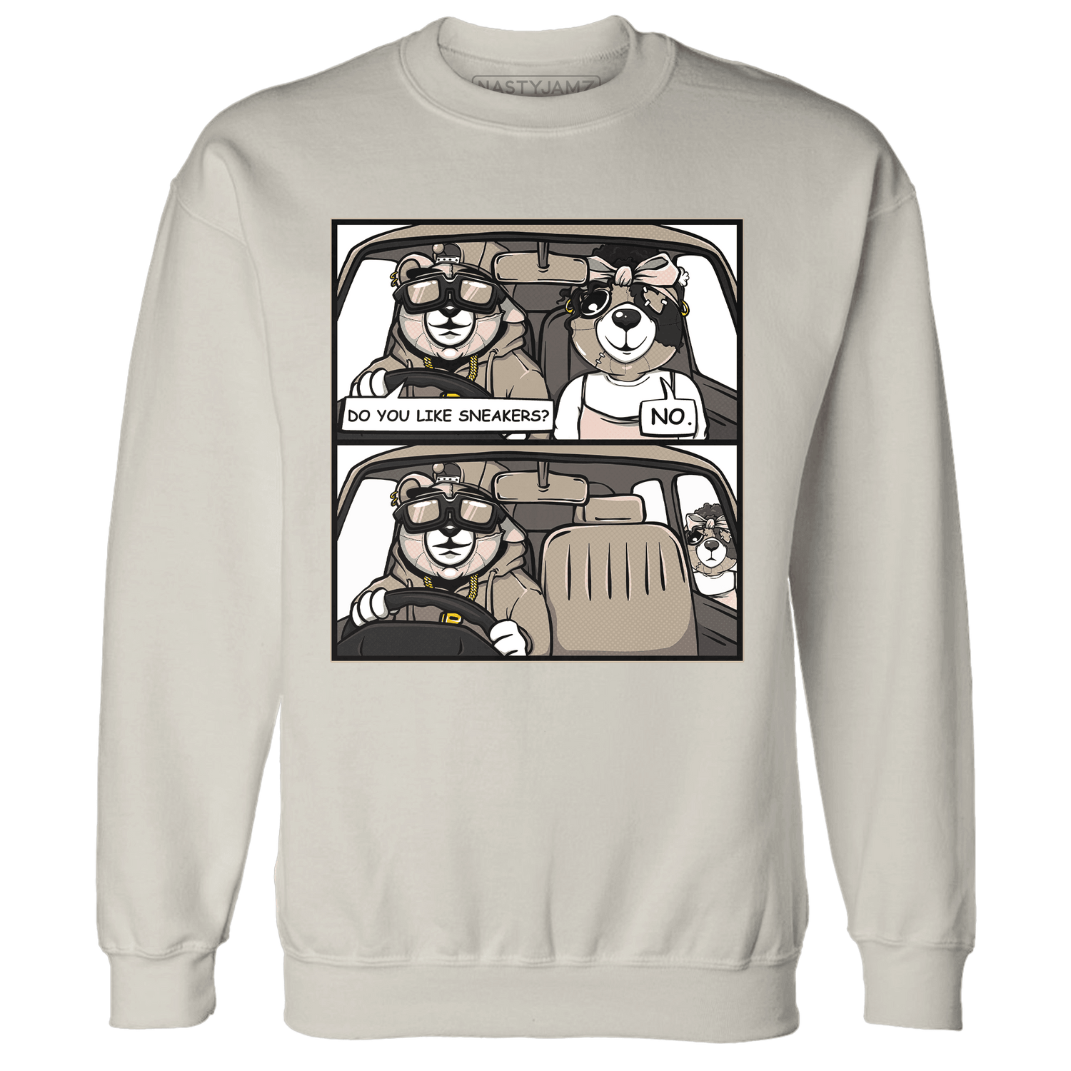 Latte 1s Sweatshirt Match Bye Her - NastyJamz