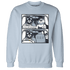 Mid Diffused Blue Grey 1s Sweatshirt Match Bye Her - NastyJamz