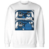 Industrial Blue 4s Sweatshirt Match Bye Her - NastyJamz