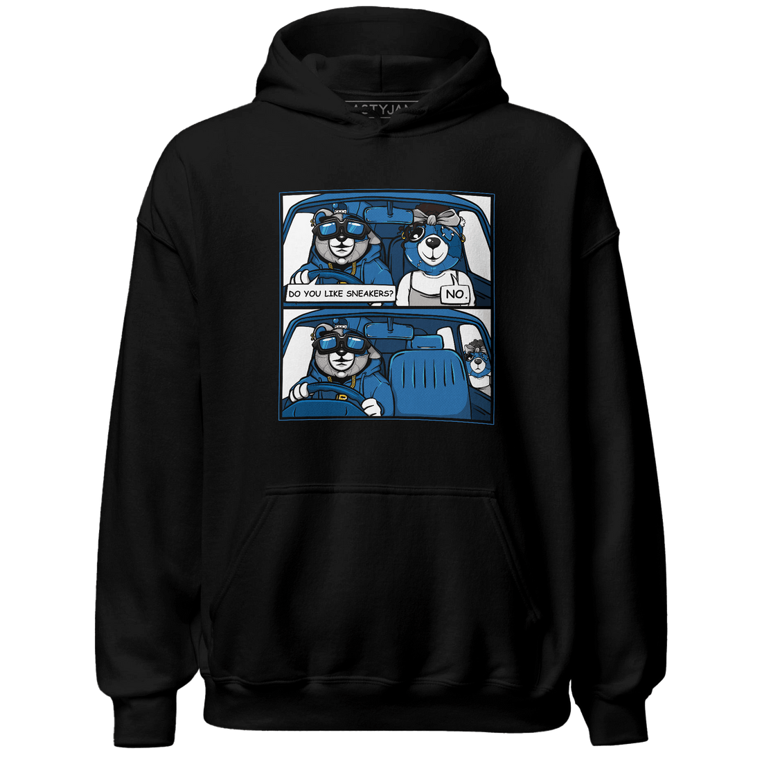 Industrial Blue 4s Hoodie Match Bye Her - NastyJamz