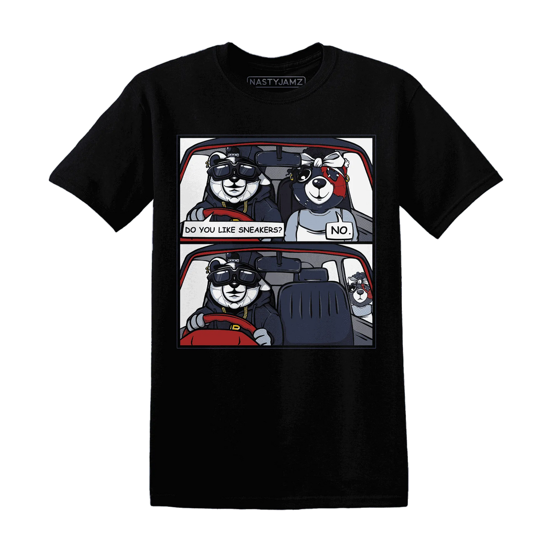 White-Navy-6s-T-Shirt-Match-Bye-Her