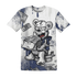 Low-Diffused-Blue-11s-T-Shirt-Match-Cash-Money-3D-Splash-Paint