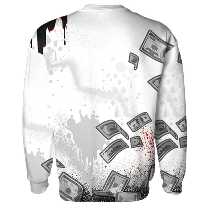 Retro Red Taxi 12s Sweatshirt Match Cash Money 3D All-Over Print Splash Paint - NastyJamz
