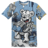 First In Flight 1s T Shirt Match Cash Money 3D All-Over Print Splash Paint - NastyJamz