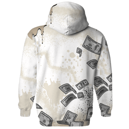 Latte 1s Hoodie Match Cash Money 3D All-Over Print Splash Paint - NastyJamz