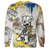 Low OG Canary TVSC 1s Sweatshirt Match Cash Money 3D All-Over Print Splash Paint - NastyJamz