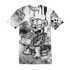 Wolf-Grey-1s-T-Shirt-Match-Cash-Money-3D-Splash-Paint