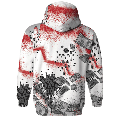 Cement-Grey-3s-Hoodie-Match-Cash-Money-3D-Splash-Paint