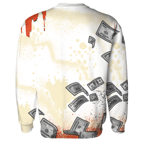 Georgia-Peach-3s-Sweatshirt-Match-Cash-Money-3D-Splash-Paint