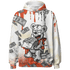 Georgia Peach 3s Hoodie Match Cash Money 3D All-Over Print Splash Paint - NastyJamz