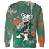 Nina CN Abney 3s Sweatshirt Match Cash Money 3D All-Over Print Splash Paint - NastyJamz