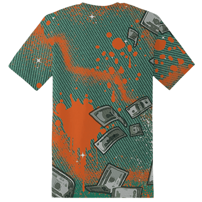 Nina CN Abney 3s T Shirt Match Cash Money 3D All-Over Print Splash Paint - NastyJamz