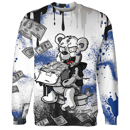 Quaiii 54 3s Sweatshirt Match Cash Money 3D All-Over Print Splash Paint - NastyJamz