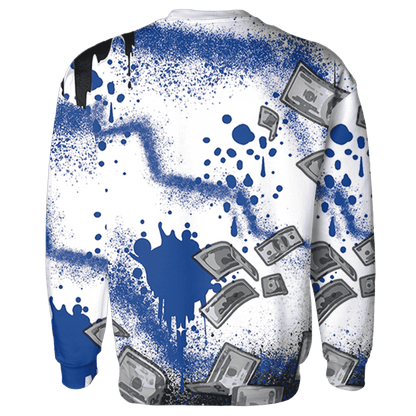 Quaiii 54 3s Sweatshirt Match Cash Money 3D All-Over Print Splash Paint - NastyJamz