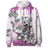 GS Hyper Violet 4s Hoodie Match Cash Money 3D All-Over Print Splash Paint - NastyJamz