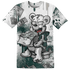 Oxidized Green 4s T Shirt Match Cash Money 3D All-Over Print Splash Paint - NastyJamz
