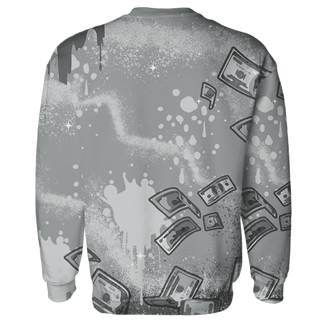 Paris Olympicsss 4s Sweatshirt Match Cash Money 3D All-Over Print Splash Paint - NastyJamz