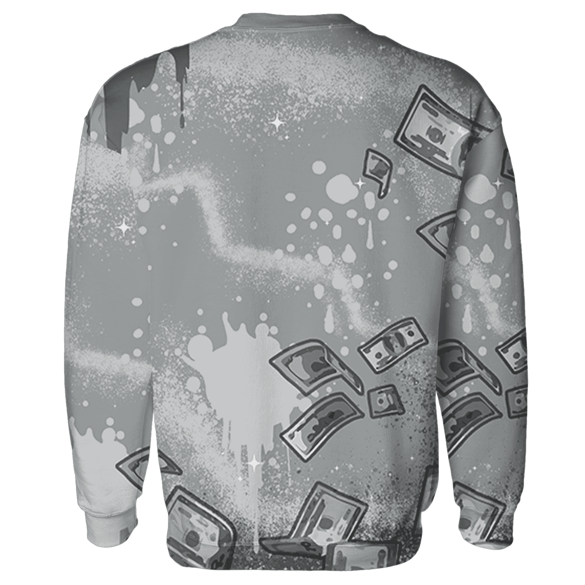 Paris Olympicsss 4s Sweatshirt Match Cash Money 3D All-Over Print Splash Paint - NastyJamz