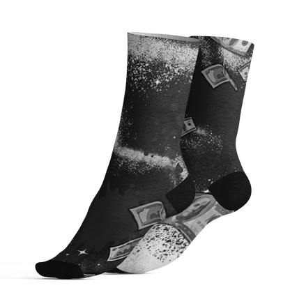 White-Thunder-4s-Socks-Match-Cash-Money-3D-Splash-Paint