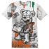 MAM Hurricanes 5s T Shirt Match Cash Money 3D All-Over Print Splash Paint - NastyJamz
