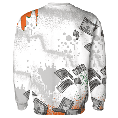 MAM Hurricanes 5s Sweatshirt Match Cash Money 3D All-Over Print Splash Paint - NastyJamz
