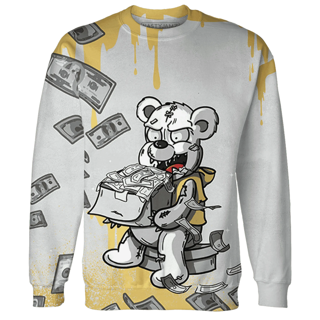 Paris-Olympicsss-6s-Sweatshirt-Match-Cash-Money-3D-Splash-Paint