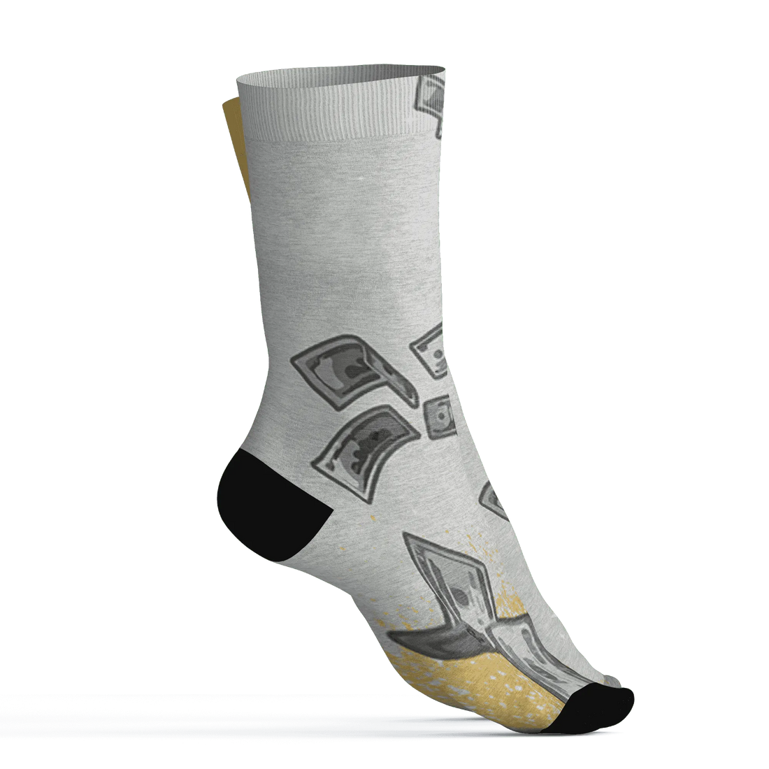Paris-Olympicsss-6s-Socks-Match-Cash-Money-3D-Splash-Paint
