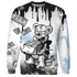 Reverse Oreo 6s Sweatshirt Match Cash Money 3D All-Over Print Splash Paint - NastyJamz