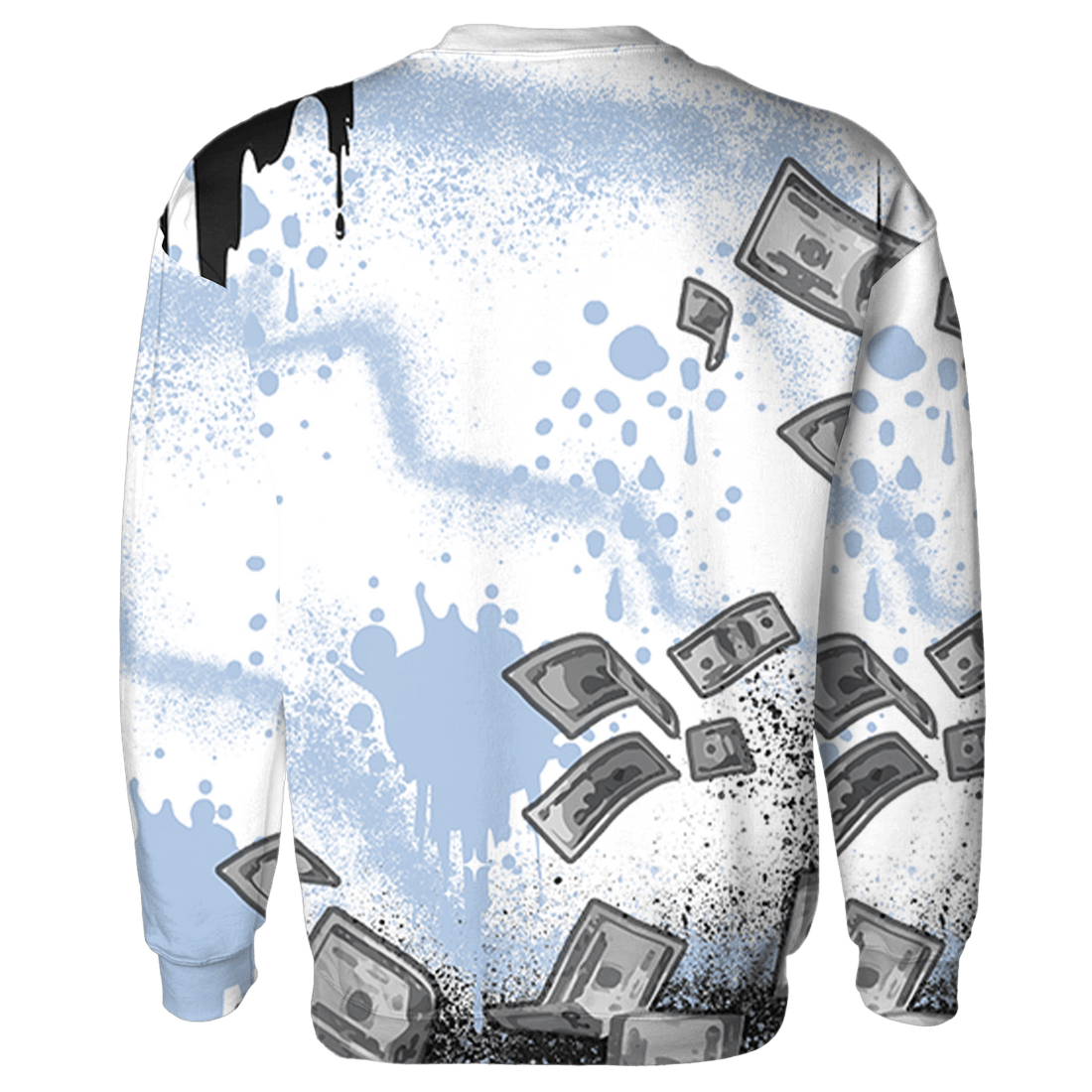 Reverse Oreo 6s Sweatshirt Match Cash Money 3D All-Over Print Splash Paint - NastyJamz