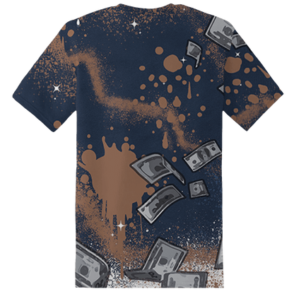 AM 1 86 Jackie RBS T Shirt Match Cash Money 3D All-Over Print Splash Paint - NastyJamz