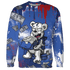 KB 4 Protro Philly Sweatshirt Match Cash Money 3D All-Over Print Splash Paint - NastyJamz