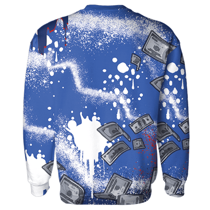 KB 4 Protro Philly Sweatshirt Match Cash Money 3D All-Over Print Splash Paint - NastyJamz