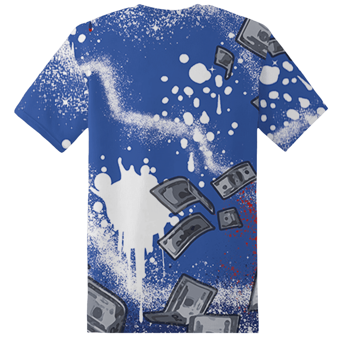 KB 4 Protro Philly T Shirt Match Cash Money 3D All-Over Print Splash Paint - NastyJamz