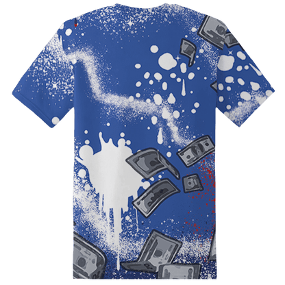 KB 4 Protro Philly T Shirt Match Cash Money 3D All-Over Print Splash Paint - NastyJamz