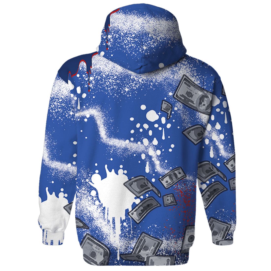 KB 4 Protro Philly Hoodie Match Cash Money 3D All-Over Print Splash Paint - NastyJamz
